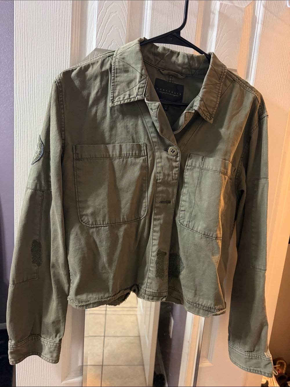 Sanctuary Army Green Utility Jacket